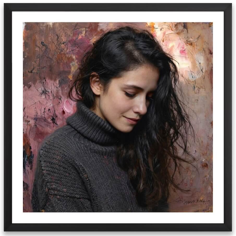 Woman smiling